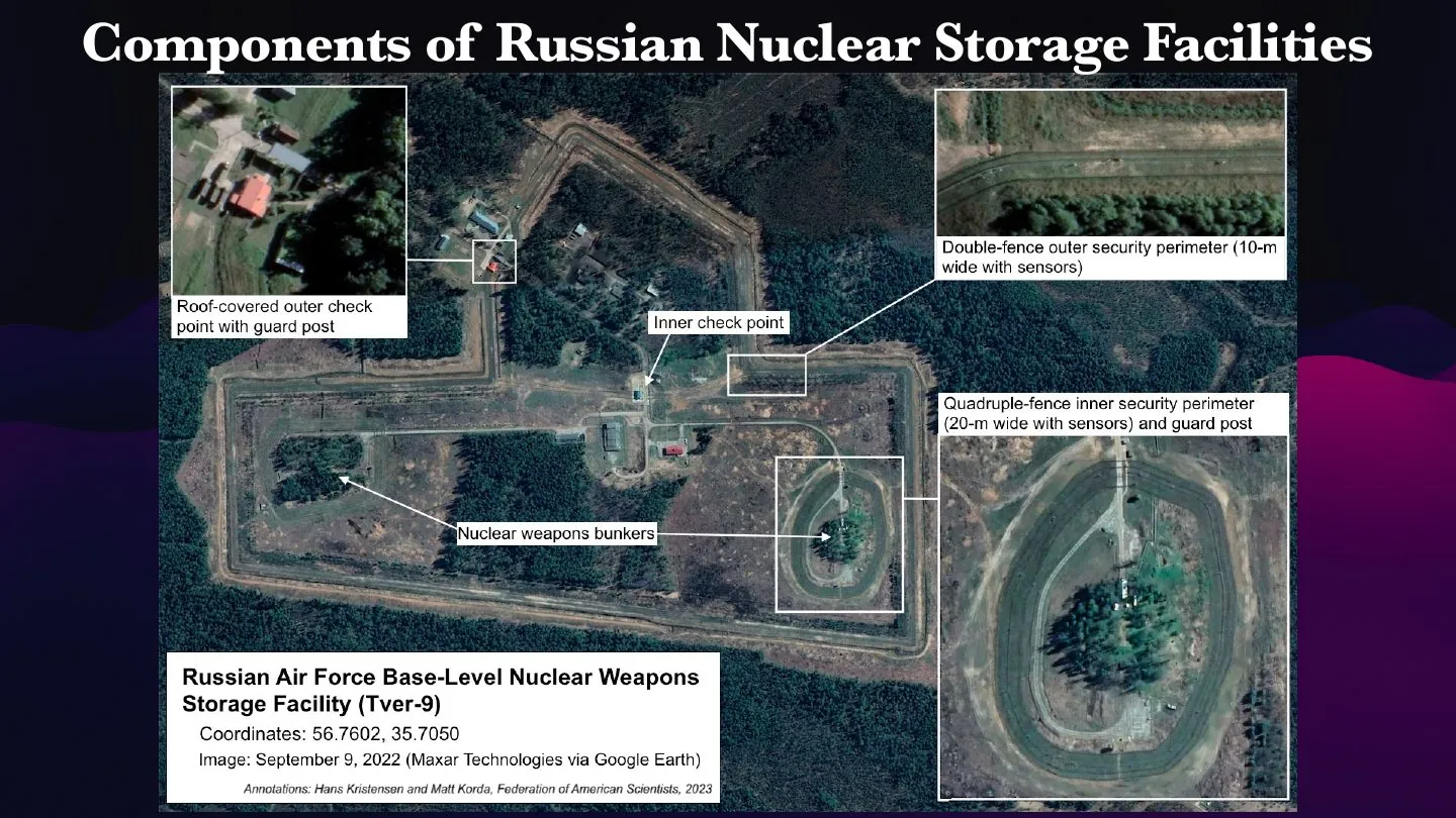 Components of Russian nuclear storage facilities